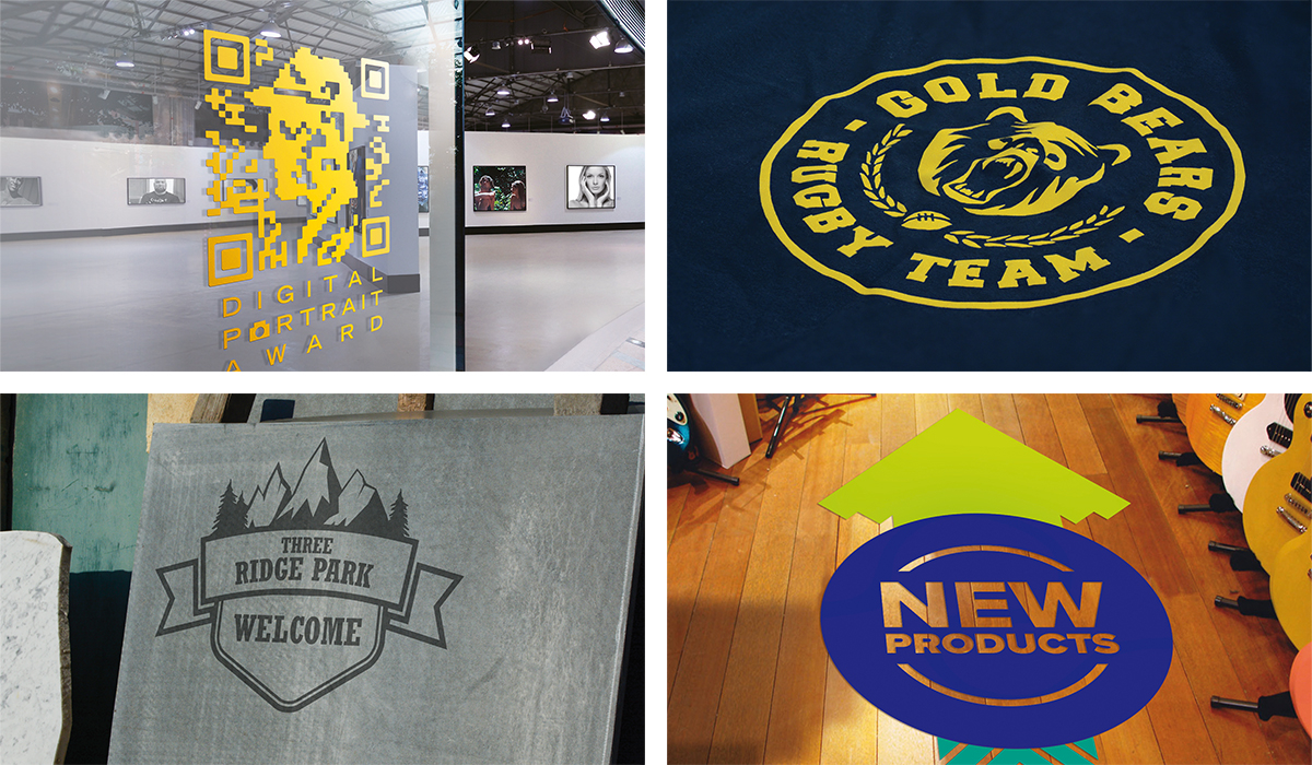 cut window and floor graphics, heat transfer apparel, sandblast and paint stencils with the GR cutting plotter