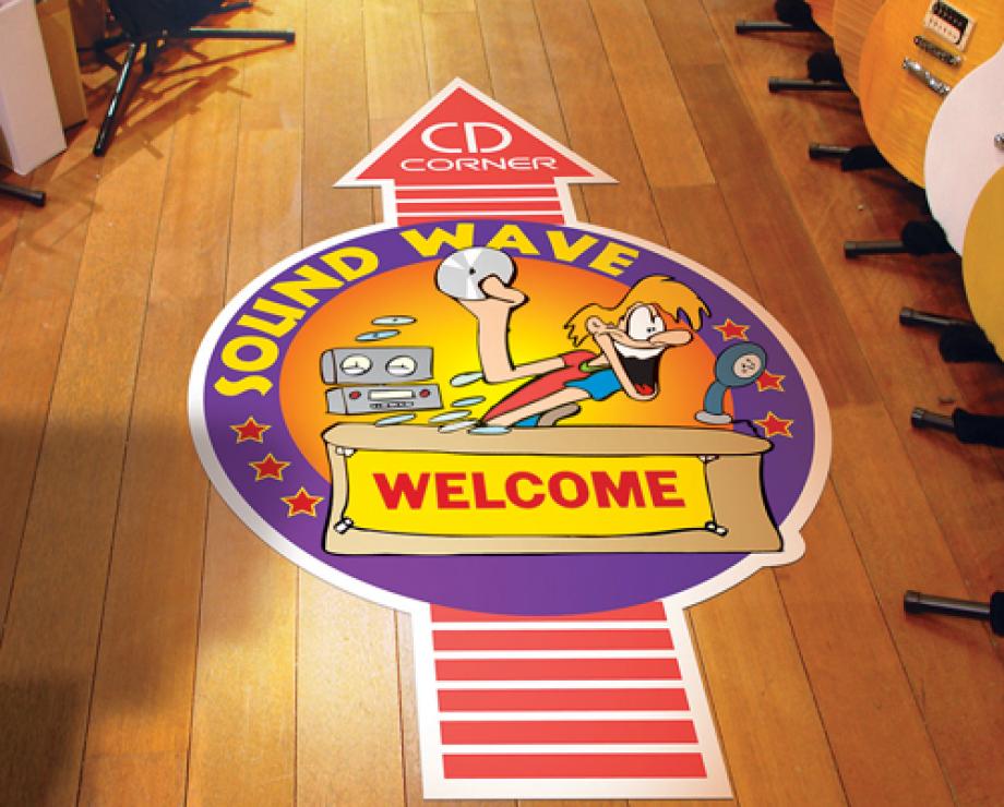 Floor graphic