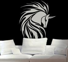 Wallsticker of a unicorn
